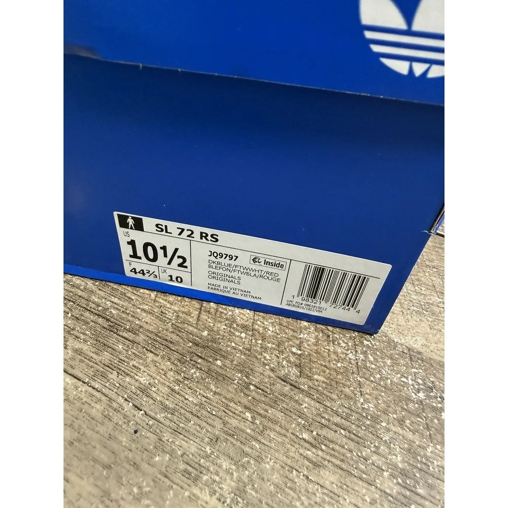 Adidas Men's SL72 RS Originals Size 10.5 Blue/White |JQ9797 NEW WITH BOX
